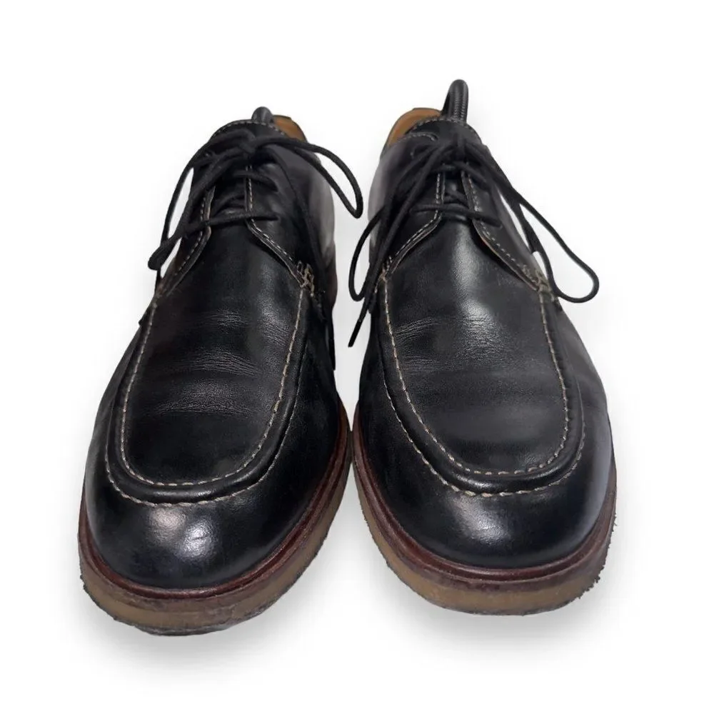 Clarks Clarkdale Apron Oxford Shoes Black Leather 26144457 Men's 10.5 M‎